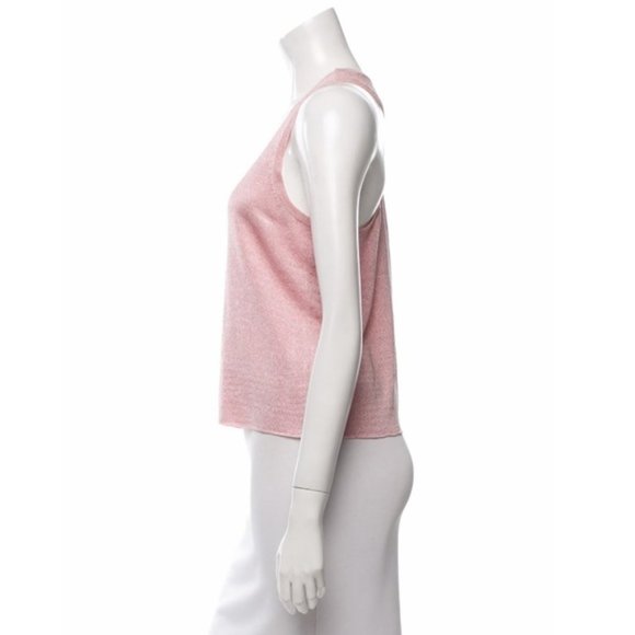 NWT MM6 MAISON MARGIELA Metallic Sleeveless Top - Picture 2 of 6